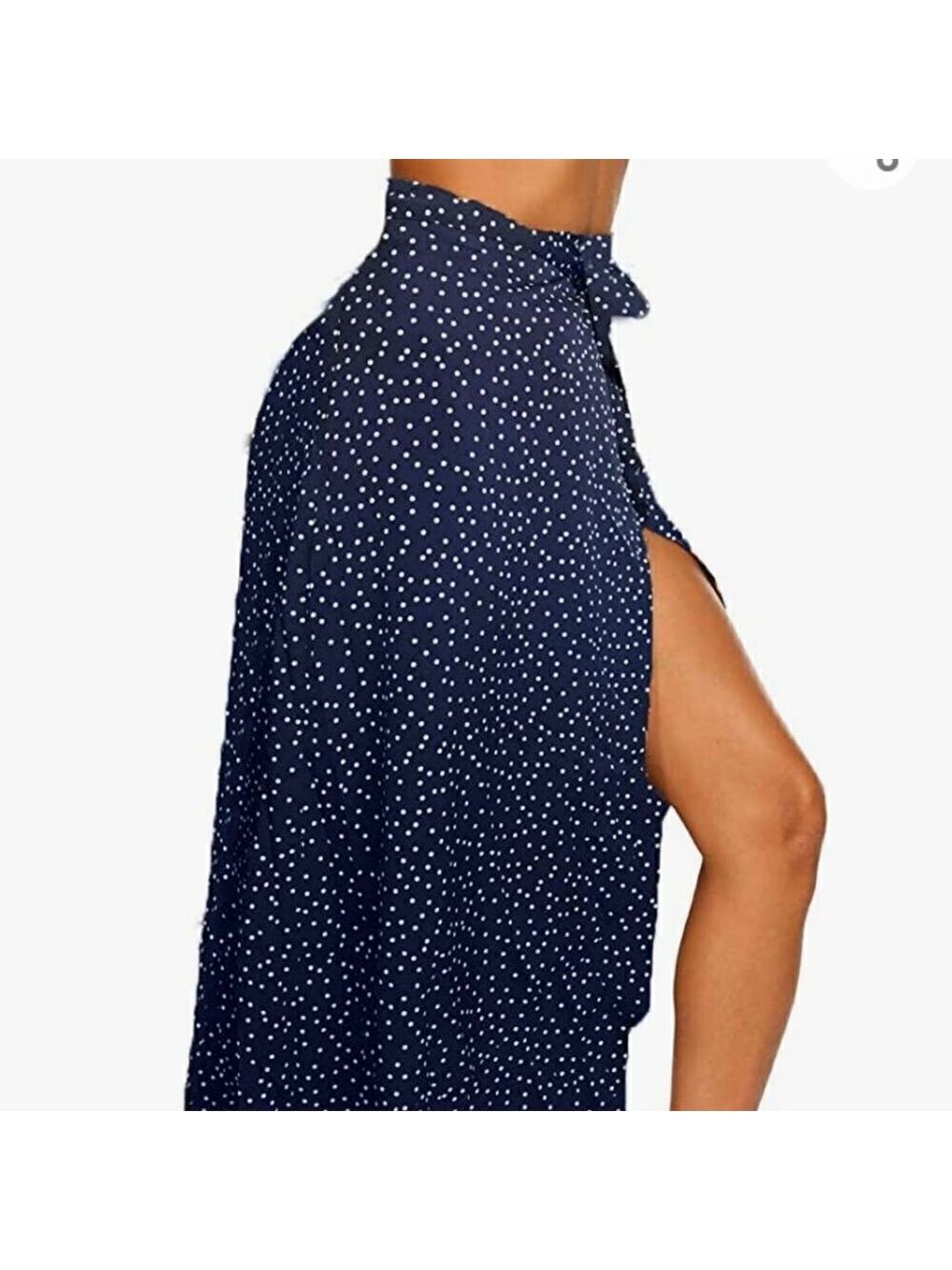  Newchoice Women's Boho Leopard Skirt High Low Split  Midi Wrap Skirt NWT Size S